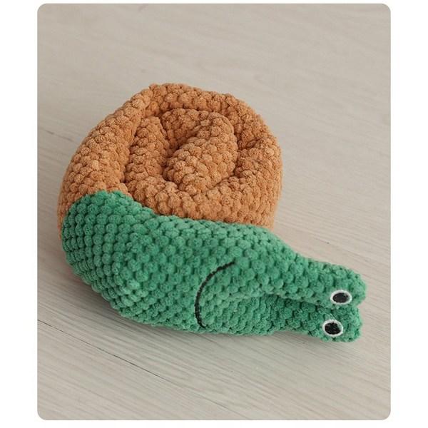 From Dorothy Puppy Nosework Toy Stuffed Snail, 1 Piece, Green