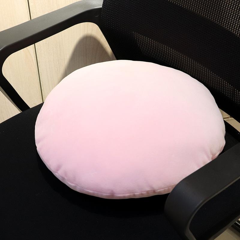 Japanese Style Round Cushion With Fillings Tatami Floor Seat Mat Super Soft Velvet Meditation Cushion Futon Home Chair Cushion