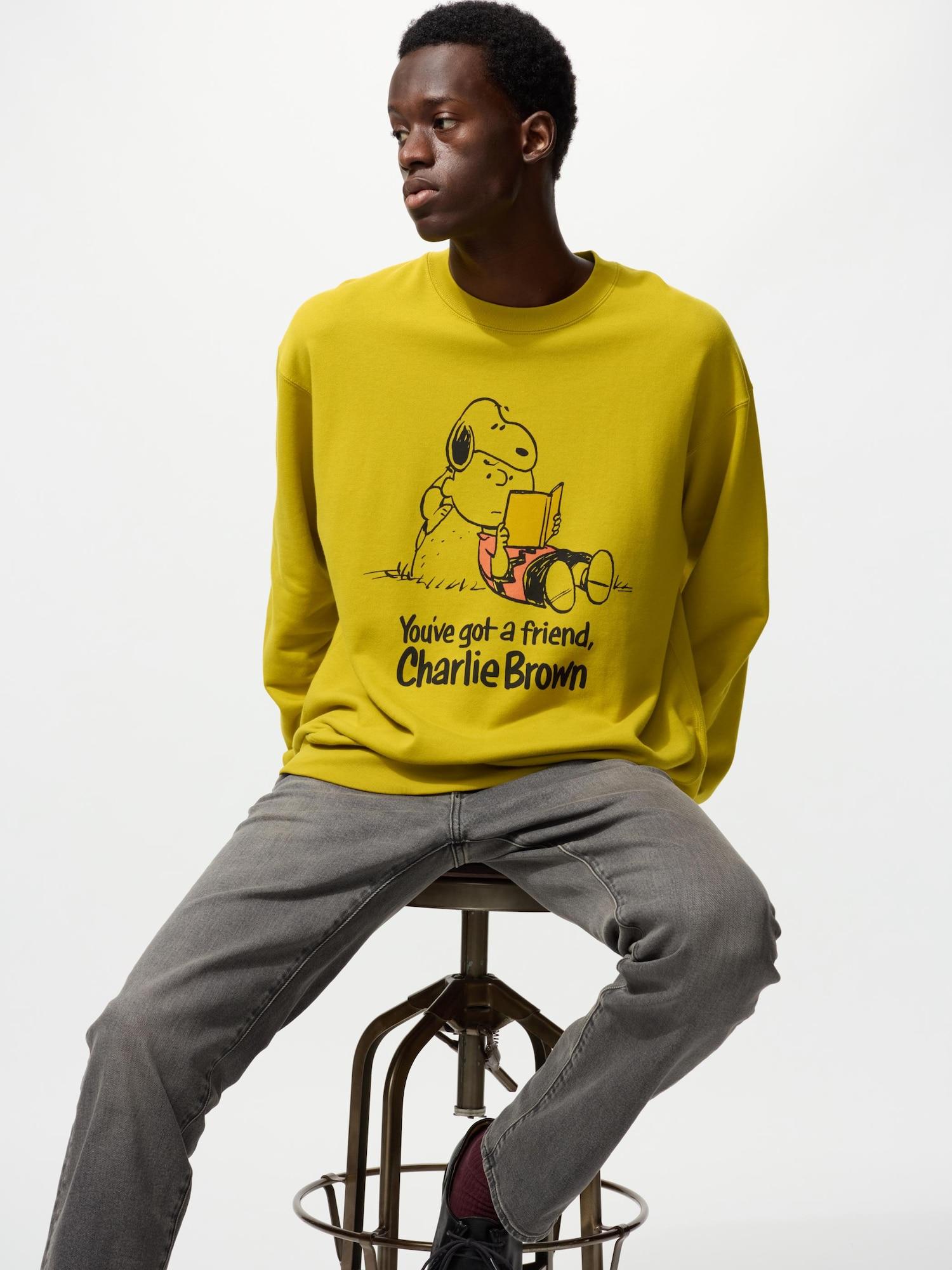 

Uniqlo Peanuts Sweatshirt 48 YELLOW/4XL