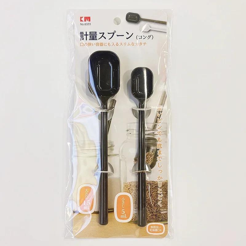 2ks/sada Odolné odměrky na kávu Odolné proti korozi 4 styly odměrky s kulatými rohy Lžičky na cukr