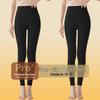 DeRong Wool Silk High-Waisted Thermal Pants - Seamless Self-Heating Base Layer for Women, Thickened for Winter