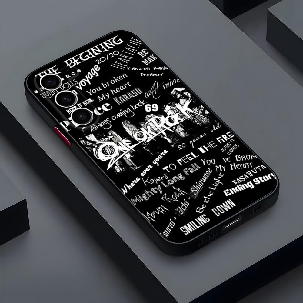 

ONE OK ROCK Phone Case Matte Transparent For Samsung S25Plus S21fe S22 FE S23 Ultra S24 Plus S25 Luxury Back Cover Samsung S24 Plus
