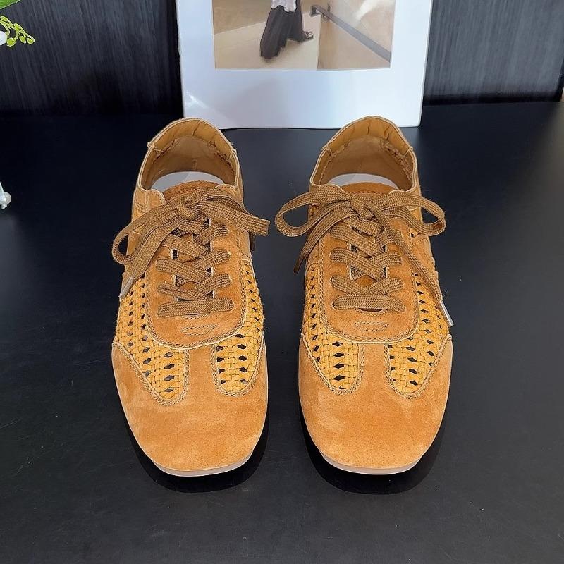 Fashion Shoes Female 2025 Fashion Lace-up Women's Vulcanize Shoes New Hollow Out Casual Light Comfortable Mesh Breathable Sneakers