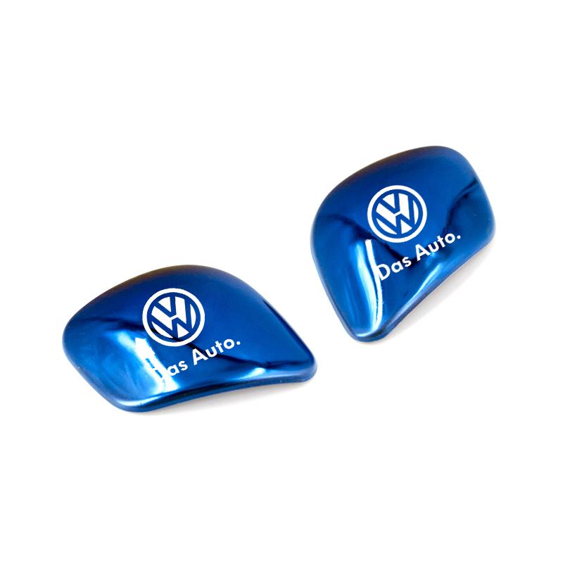 2026 Hot For VW VOLKSWAGEN Auto Stainless Steel Decoration For Volkswagen VW POLO CC Passat Touran Car Gear Shift Head knob Grip