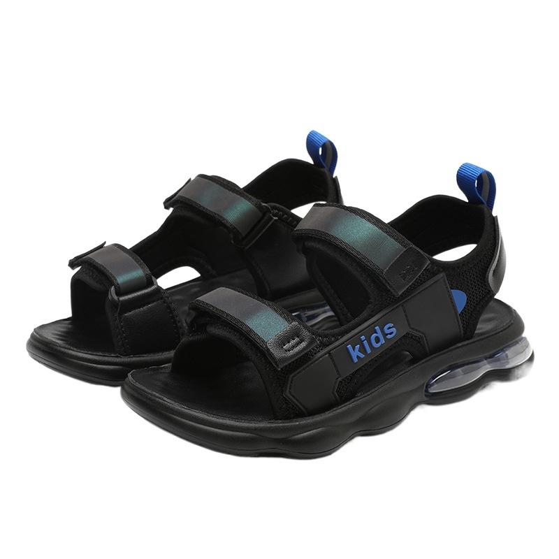 Boys Sandals 2025 New Summer Fashion Boys Beach Shoes Soft Sole Non-slip Middle and Older Children's Sports Children's Sandals