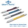 Alvin DM05 mechanical pencil for cushion grip integrated knurling Draft-matic drafting, 0.5mm, mechanism, ferrule, structure, Draft-matic