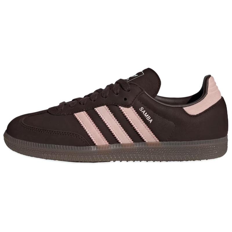 

Adidas Samba OG Aurora Coffee Sandy Pink White Women Sneakers Brown Footwear-White IH9166 36