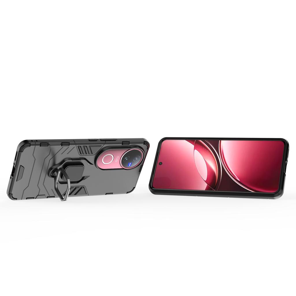 Vivo V50 5G Hülle Multifunktionale Hülle Bumper Ringhalter Handyhülle Hülle für Vivo V50 5G