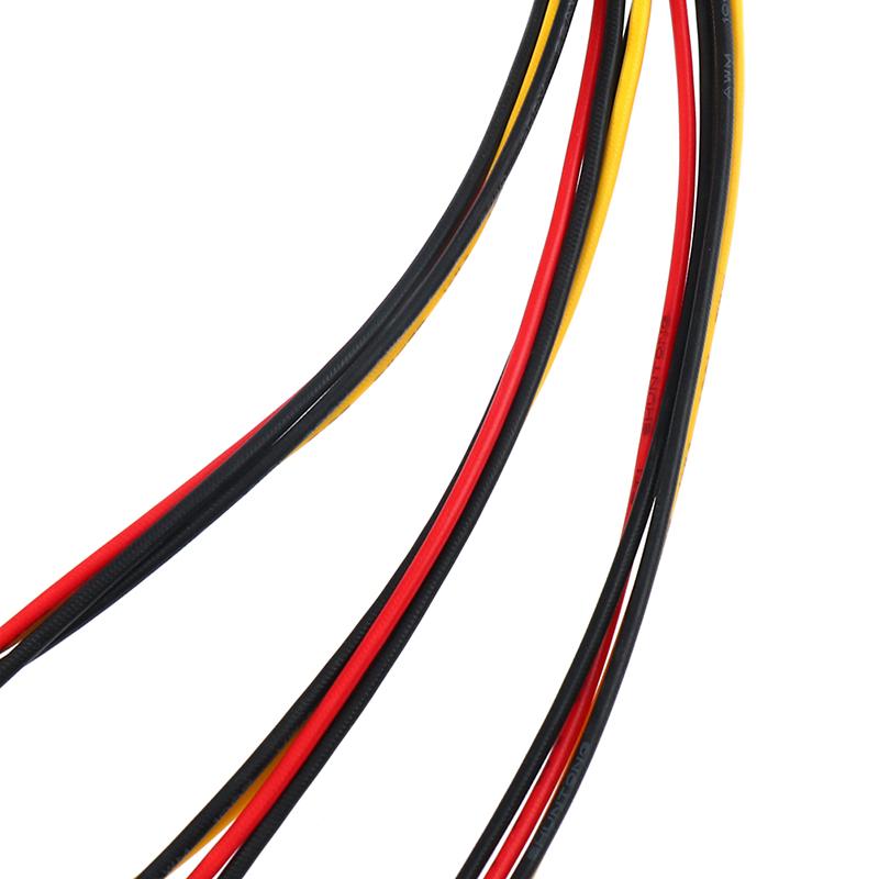 4pinový konektor Molex na 3 prodlužovací kabely Ata Sata Power Splitter