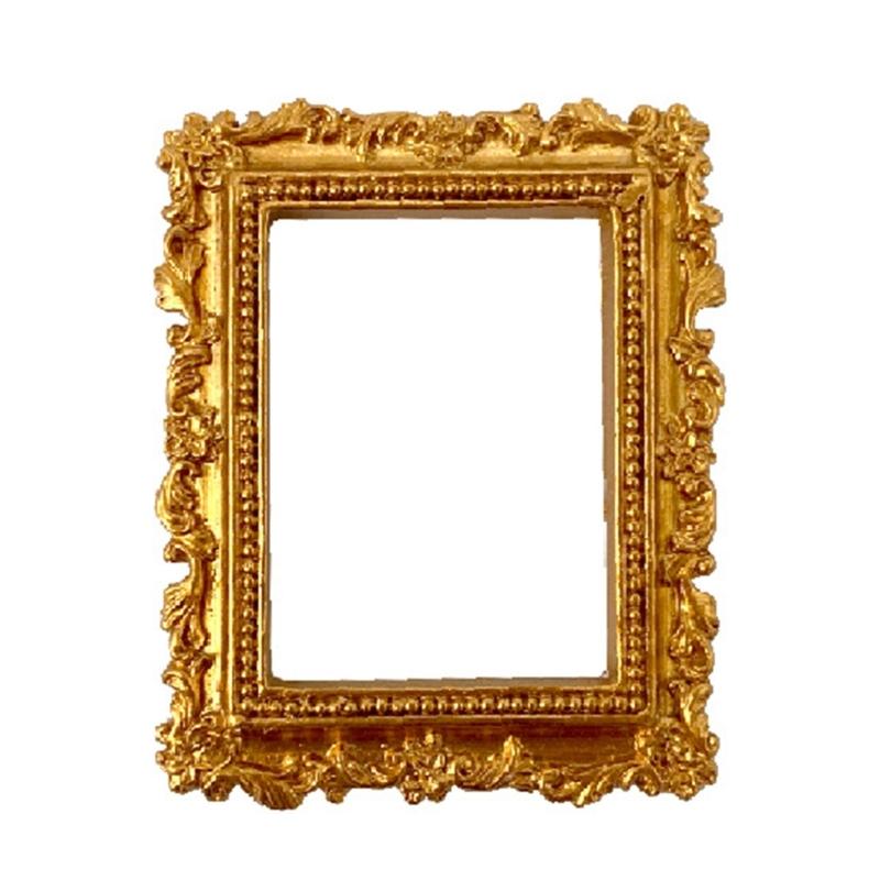 Small Antique Resin Picture Frame Victorian Rectangular Oval Jewelry Display Photo Frame for Weddings Party Decors