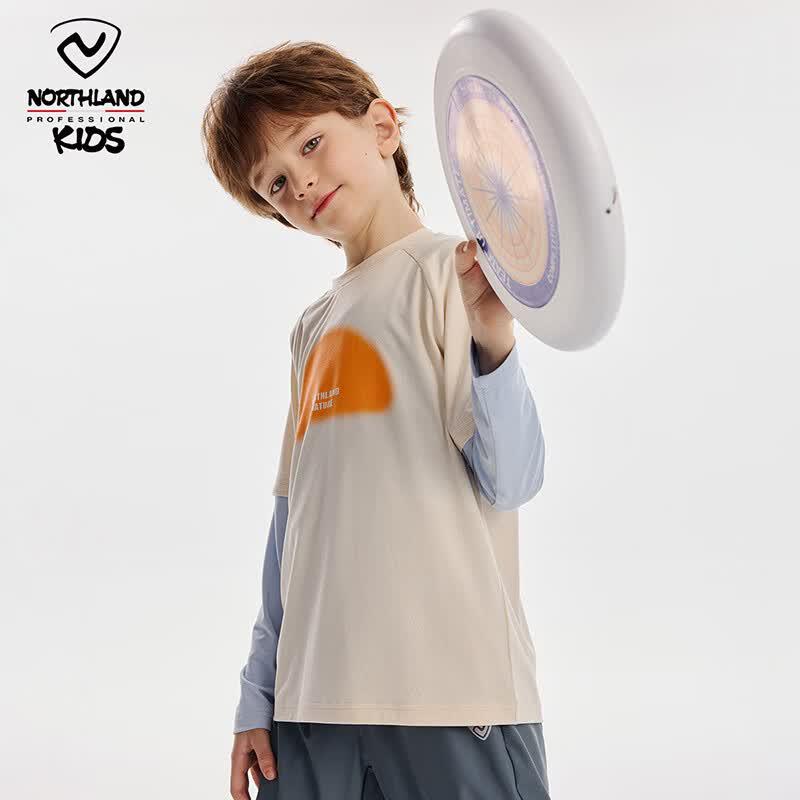 NORTHLAND Cloud-feel Kids Quick-Dry Long-Sleeve T-Shirt 120