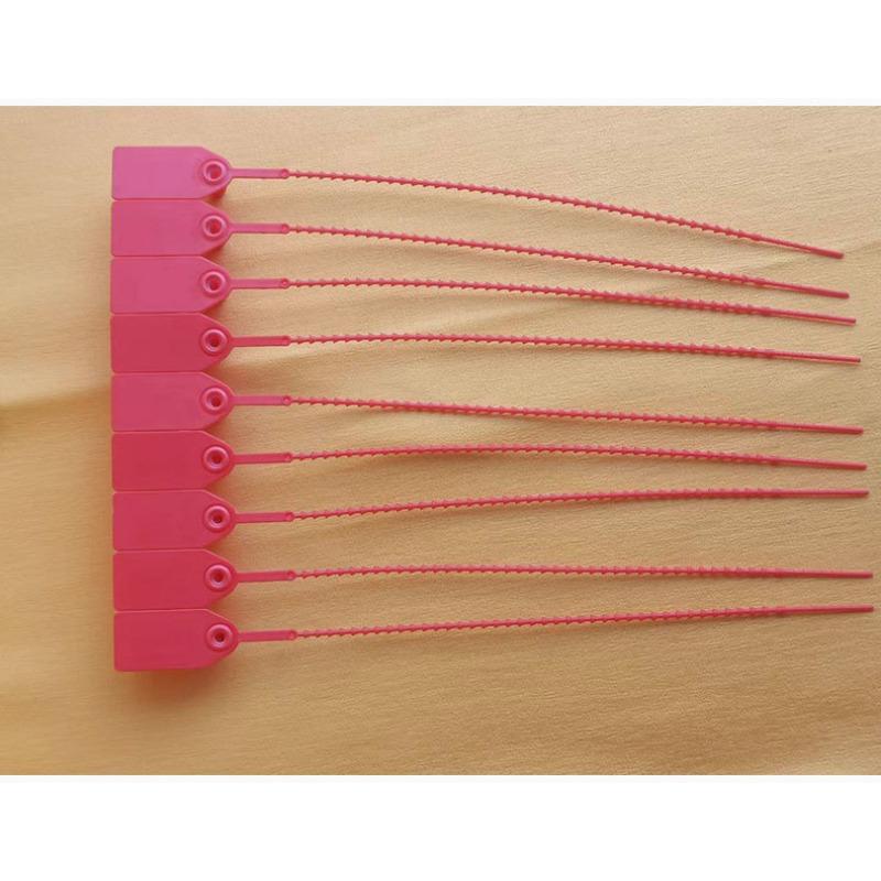 1000PCS Disposable Plastic Sealing Tags Anti-Counterfeit Buckles for Clothes Shoes Boxes and Bags