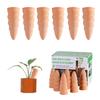 Miniature Ceramic Plant Watering Cones for Plant Self Irrigation Probes Office Greenerys Efficient Indoor Plant Care 6pc