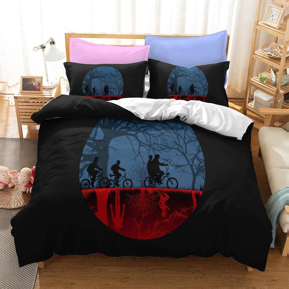 Kit de literie Série Stranger Things Taille Ensemble trois pièces