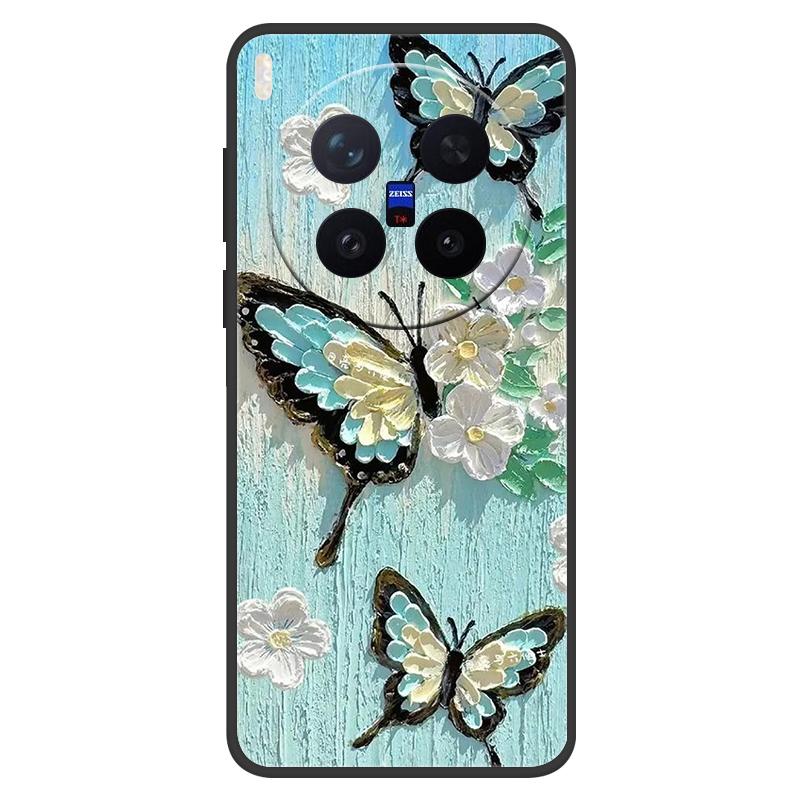For VIVO X300 Pro Case Marble Painted Soft Matte Silicone Back Cover For Vivo X300 Full Protective Phone Shell X 300 X300 PRO