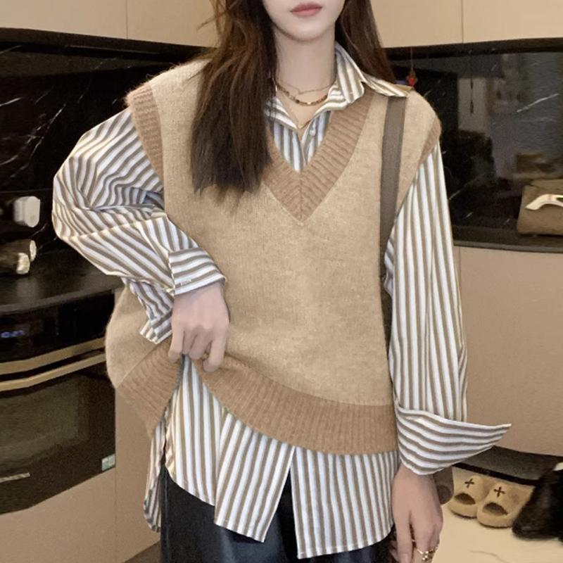 ZANZEA Women Casual V-Neck Loose Sleeveless Vest Tops