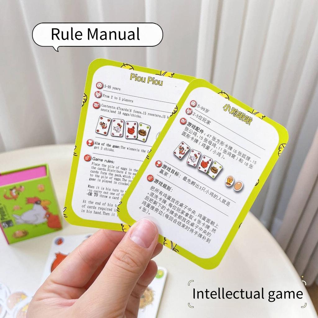 Hühnchen Chiu Chiu Brettspiel Drecksau Schwarzes Schaf Piou Piou Partykarten Intellektuelles Spielzeug Geschenke