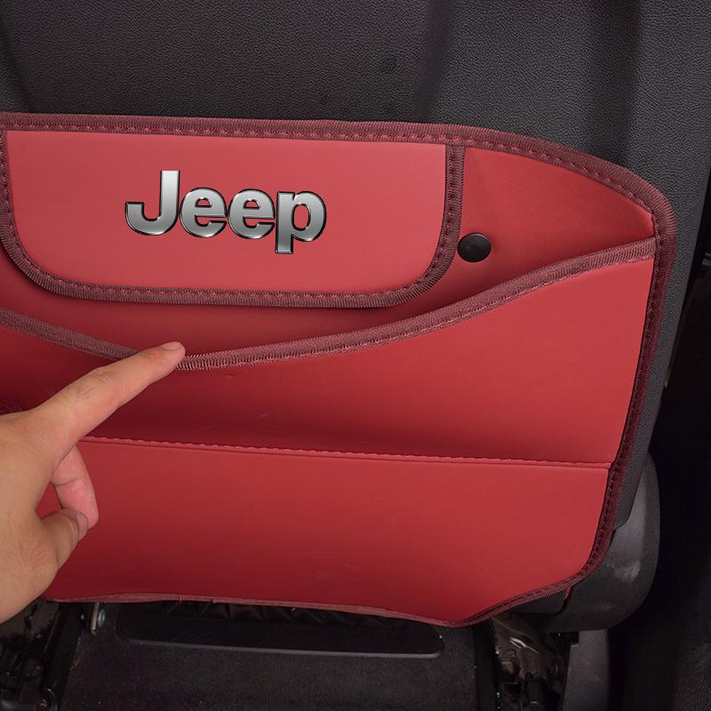 Pro auto Jeep Podložka proti nečistotám Potahy autosedaček Zadní chrániče Kryt pro Jeep Grand Cherokee Wrangler JK Gladiator Compass Renega