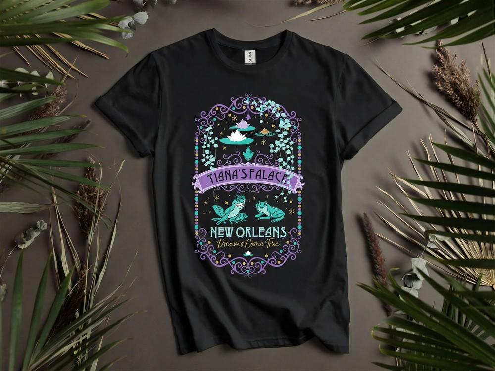 

Princess Frog Tianas Palace New Orleans Hoodie Tshirt Men Women Unisex AD729 3XL