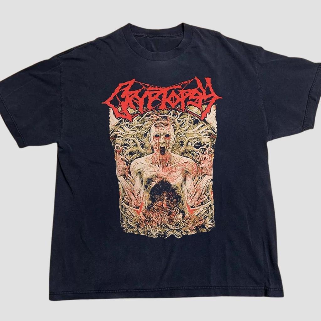 CRYPTOPSY groupe de metal t-shirt unisexe style classique QT7701