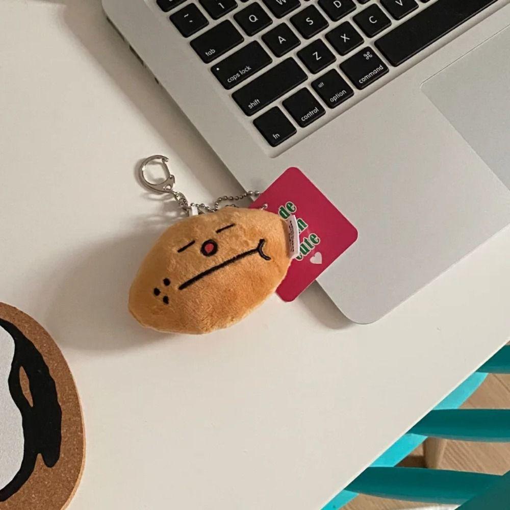 

Пряжка для ключей плюшевая подвеска в виде овоща для рюкзака, подвески в виде картофеля, плюшевая кукла, игрушка для девочек