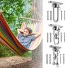 Ceiling Mount Swing Hanger with Screws Heavy Duty 360 Degrees Swivel Indoor Outdoor Porch Yoga Swing Hammock Hanging Chair Ceiling Hook