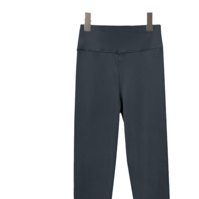 Women's High Waist Seamless Thermal Fleece-Lined Knit Leggings for Winter