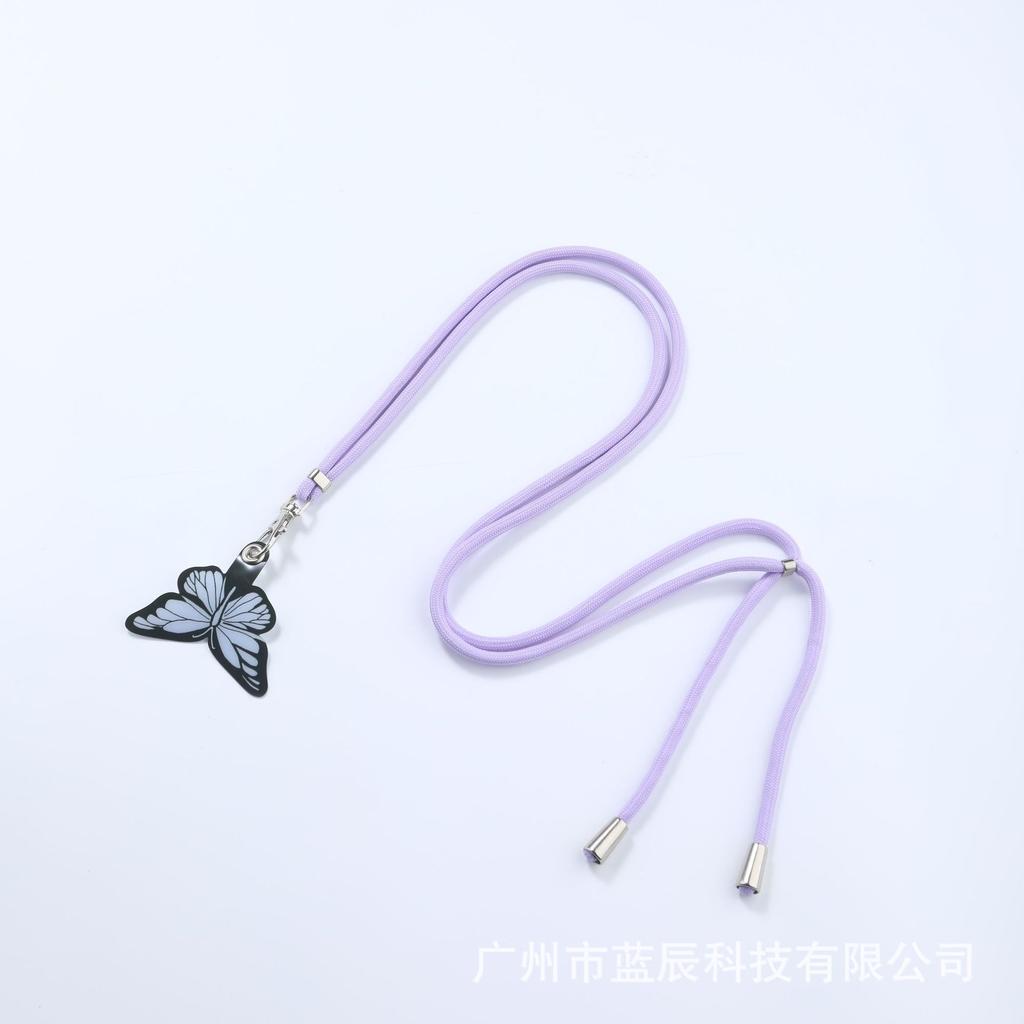 Handyschmuck, farbiges Handyband, verstellbarer Hals, Handykette, Crossbody-Cartoon-Dichtung, Anti-Verlust