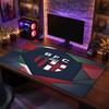 Bologna FC Theme Pattern Mouse Pad, Soccer Logo Design XXL Gaming Desk Mat Non-Slip Computer Mouse Pad