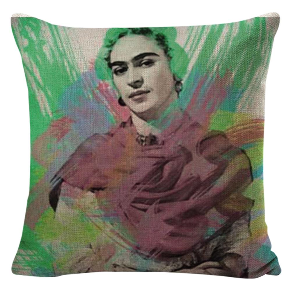 Kissenbezug Frida Kahlo Zierkissen Heim Sofa Kissen