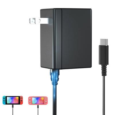Nabíječka YiLBX Switch, 15V/2,6A Přenosný AC adaptér Rychlonabíjecí nabíječka Napájecí zdroj pro Switch a Switch Lite