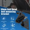 4Pcs Gas Strut Mounting Brackets Steel Ball Stud Support Bracket Heavy Duty Gas Strut Support Bases Stable Support for Cabinets