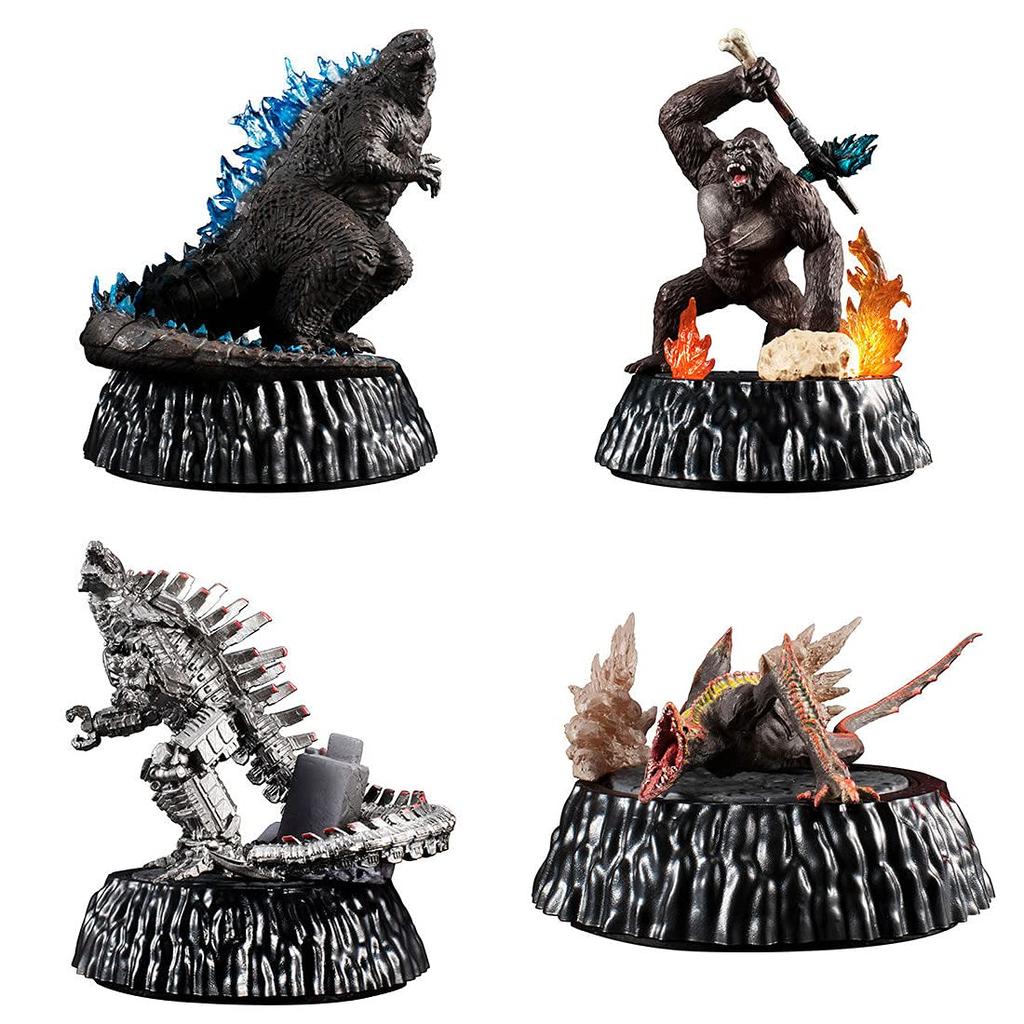 Godzilla HG Godzilla 06 Godzilla Kong toate cele 4 tipuri set Gacha Gacha D+ vs.