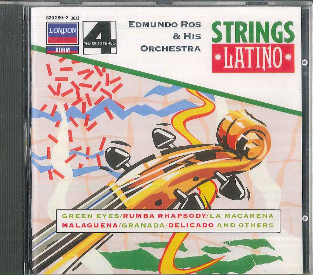 CD EDMUNDO ROS - Strings Latino 8202802 LONDON Germany Latin Used