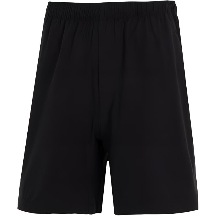 Under Armour Logo Print Pullover Crew Neck T-Shirt And Elastic Waist Mid-Rise Shorts Casual Sports Set Men Sets Black 22500518-001+24500201-001