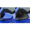 Carbon Fiber Side Mirror Cover Caps For Ford Mustang w/ LED Turn Signal 2015-17