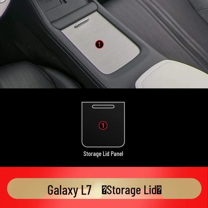 Geely Galaxy L7 Interior Protection: HD Film for Navigation, Dashboard & Gear Shift.