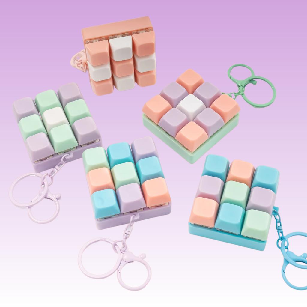 Fidget Decompression 9 Keyboard Key Toy For Adults Antistress Toys Anti Stress Finger Keyboard Games