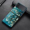 Van Gogh Art Retro Plum Blossom Fall Für Samsung Galaxy Z Flip 4 Z Flip3 5g Fall Für Galaxy Z Flip Pc Harte Telefon Shell Capa