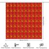 Red Flag Shower Curtain Vintage Soviet Union Communist Symbol Backdrop Decor Artistic Home Textile Modern Bathroom Accessories