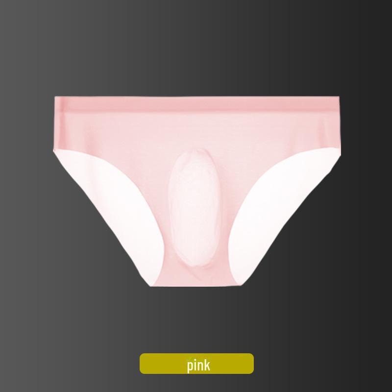 Men's Seamless Ice Silk Briefs - Sexy & Trendy Summer Wear