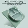 Baby Silicone Feeding Set 3 Pieces Non-Slip Suction Plate Tableware For Baby Weaning