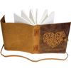 Handmade Leather Bound Notepad for Men and Women Unlined Paper Travel Diary and Notebooks To Write 7 X 5 Inches