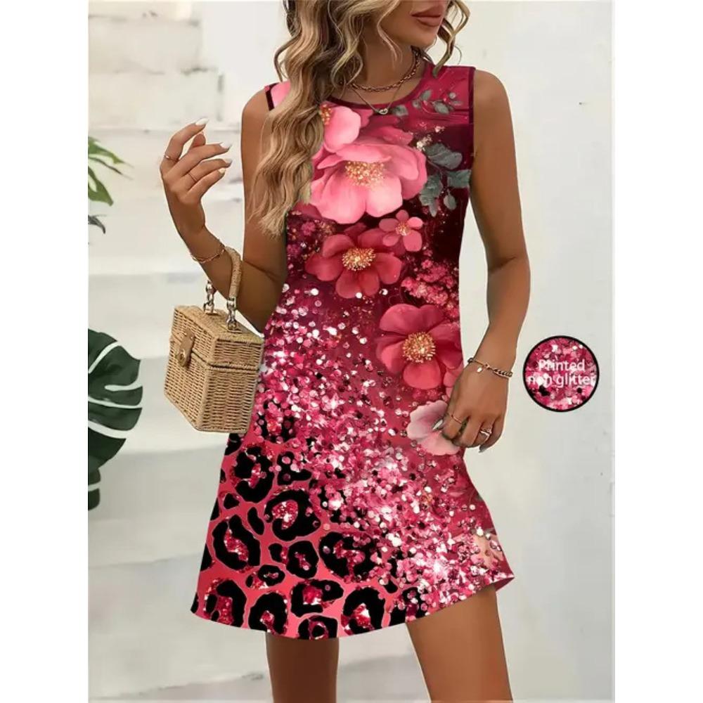 Summer New Casual Versatile Women's Dress Fashionable Simple Comfortable Soft Breathable High-quality Sleeveless Vest Dress