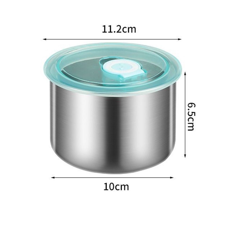 Stainless Steel Fresh-keeping Box Multifunction Leak-proof Lunch Box Heat Resistant Food Storage Box for Kitchen Tableware