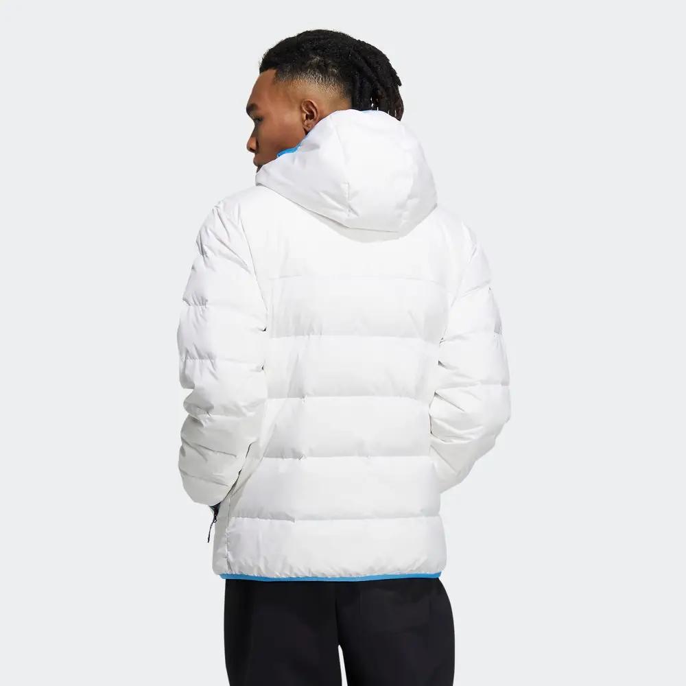 New Adidas Down Jacket Unisex White HZ2595
