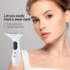 EMS Microcurrent Neck Massager and Facial Rejuvenation Device with Sonic Vibration and Color Light Therapy