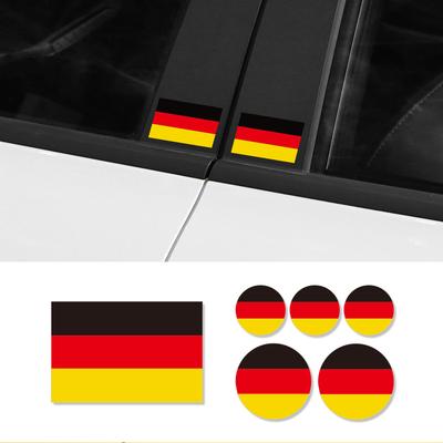 German Flag Car Sticker Waterproof Cool Styling Motorcycle Decals Accessories For Skoda Seat VW Volkswagen Suzuki Smart Toyota