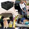 Car Trunk Organizer Foldable Storage Box Multifunctional SUV Auto Accessories for Travel Camping Picnic Snack Daily Commuting