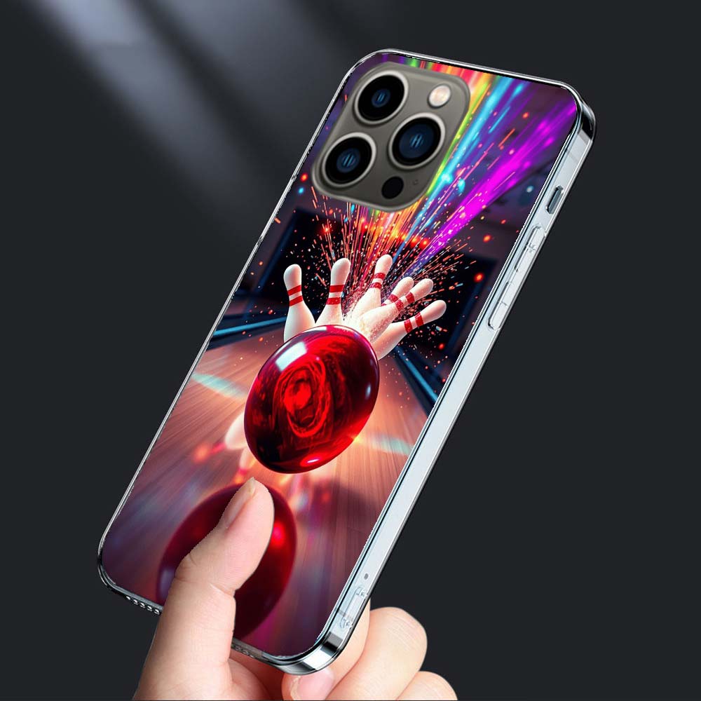 Bowling Entertainment Activities Phone Case For Iphone 16E 15 Pro 14 Plus 17E 16 17 Pro Max Air 11 12 13 Mini Shockproof Capa